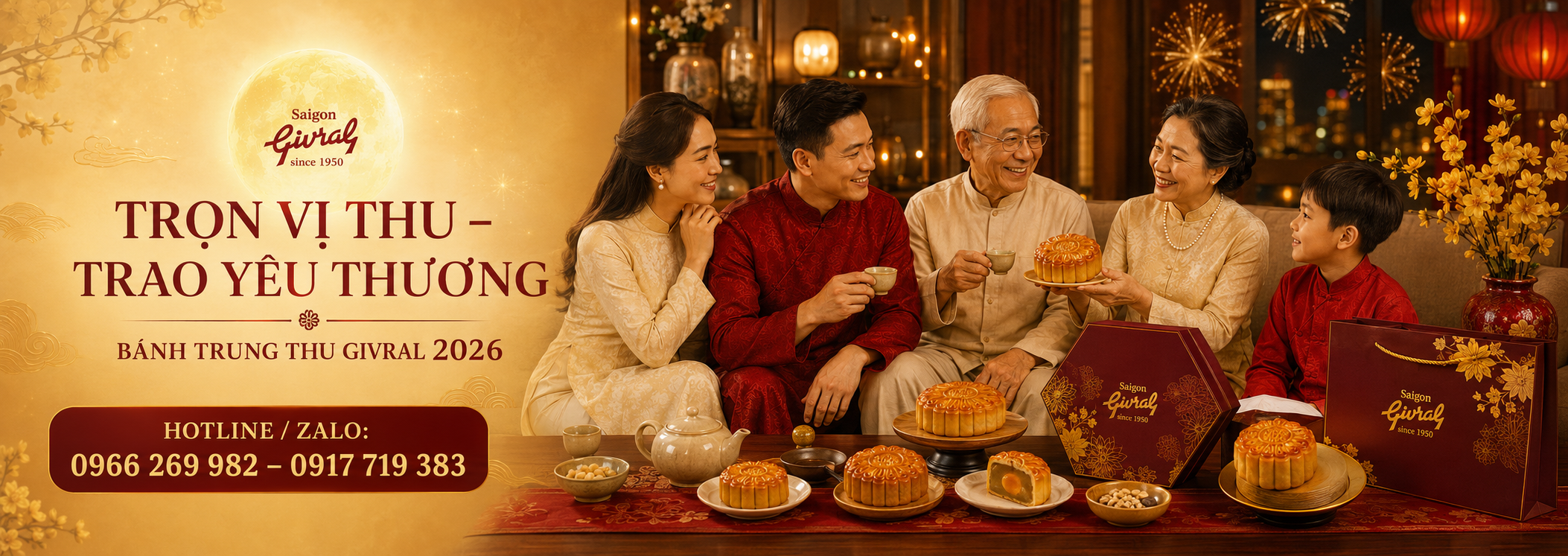 So sánh combo bánh Trung Thu Givral 4 bánh và 6 bánh