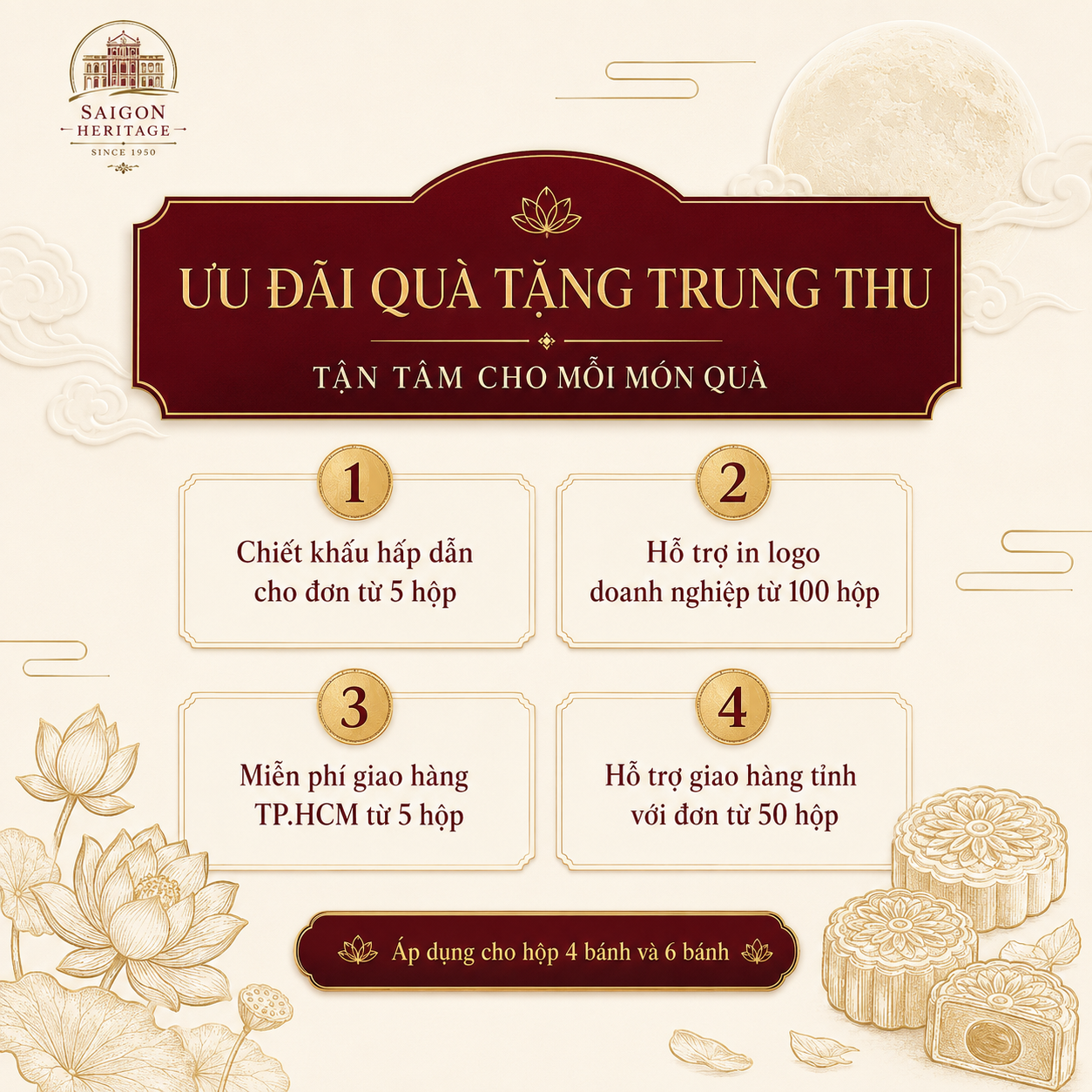 Liên hệ Saigon Givral để tư vấn bánh Trung Thu Givral